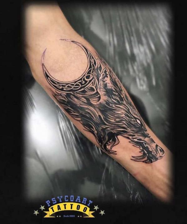 Top 55 Norse Wolf Tattoo Ideas  2021 Inspiration Guide