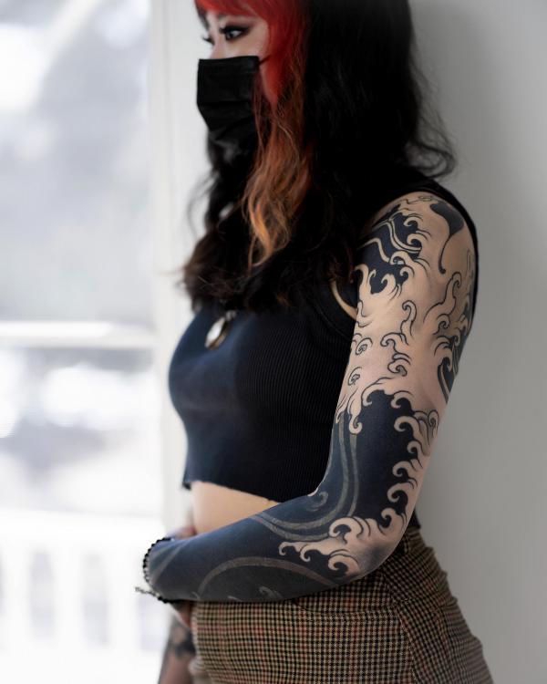 Wrist Simple Armband Tattoo Stencil - Temu