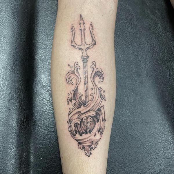 Poseidon Medusa Tattoo - Temu