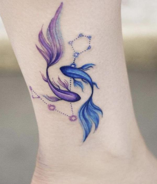 Pisces Zodiac Sign Tattoo – Tattooed Now !