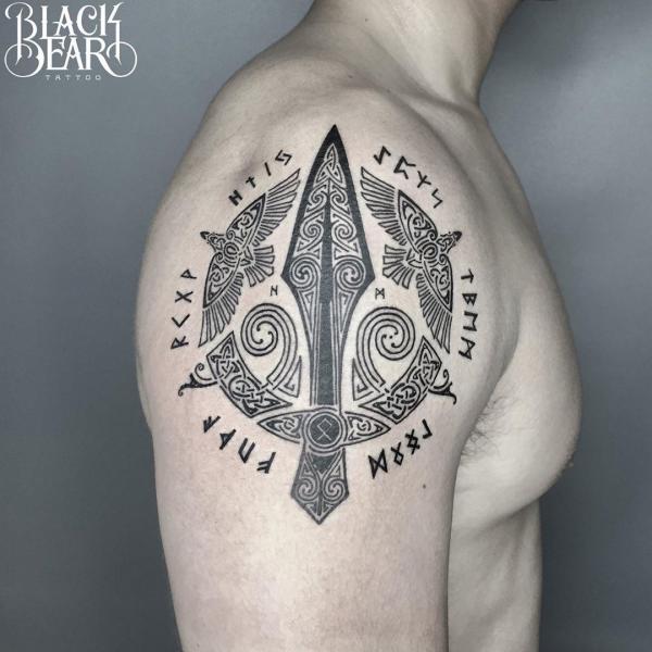 Odin Tattoos: Meanings, Symbols, Tattoo Designs & Ideas  Viking tattoos,  Viking tattoo design, Tattoo designs and meanings
