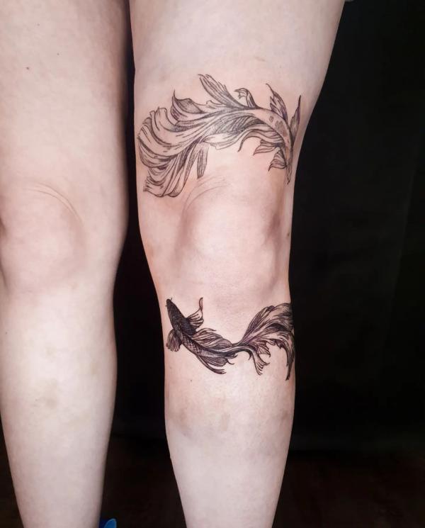 kneetattoo32  Tattoo Designs for Women