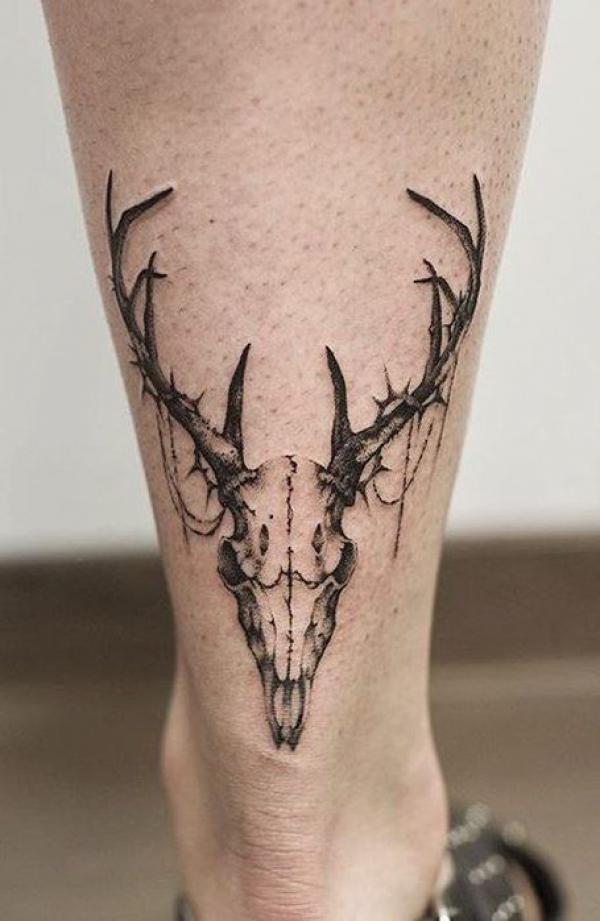 Arm Tattoo Deer Skull - Best Tattoo Ideas Gallery