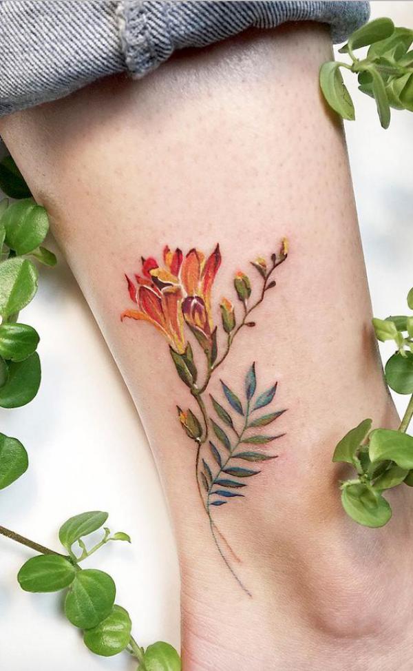 70+ Beautiful Tattoo Designs For Women : Dainty fern stem I Take You |  Wedding Readings | Wedding Ideas | Wedding Dresses | Wedding Theme