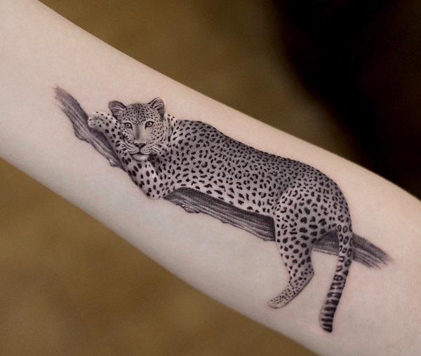 Waterproof Tiger Leopard Temporary Tattoos Men Women Lasts 2 - Temu