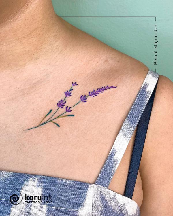 1sheet Lavender Print Tattoo Sticker | SHEIN ASIA