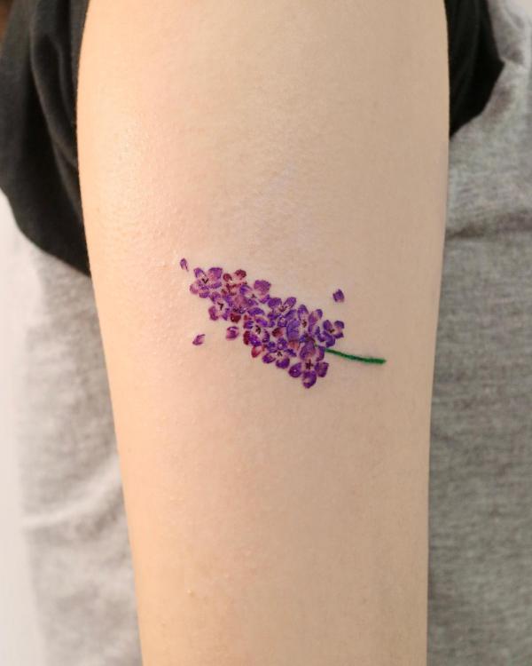 Lavender Sprig Tattoos by NikkiFirestarter on DeviantArt