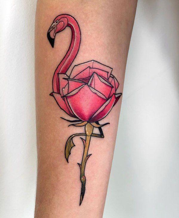 flamingo' in Watercolor Tattoos • Search in +1.3M Tattoos Now • Tattoodo