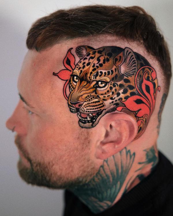 traditional jaguar tattoo