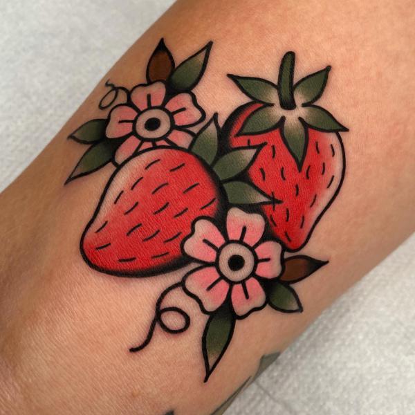 101 Best Strawberry Tattoo Ideas You Have To See To Believe!