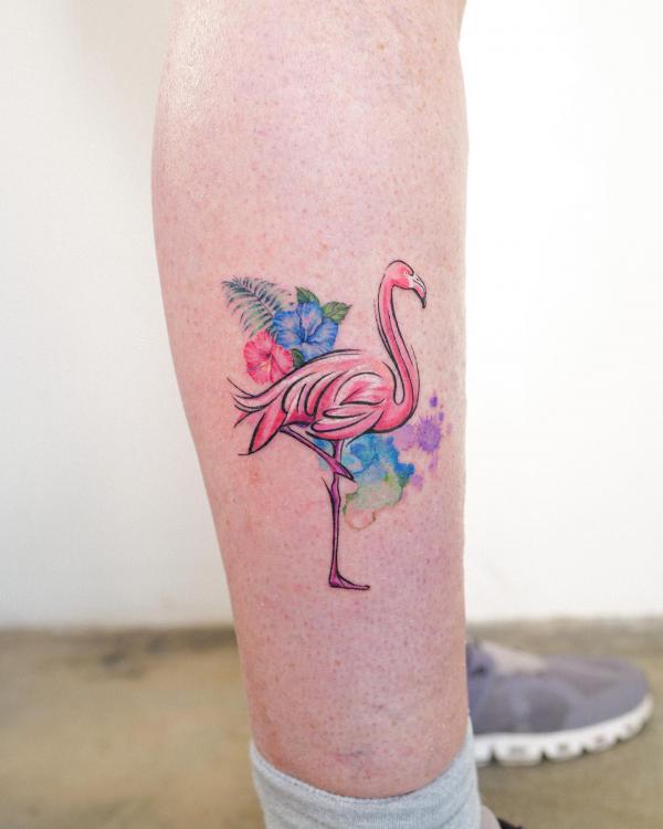 Flamingo Tattoo, Temporary Tattoos, Body Art, Sleeve Tattoo, Henna,  Sticker, Human Body, Hand transparent background PNG clipart | HiClipart