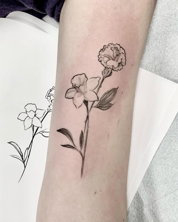 Carnation Tattoos | Tattoofanblog