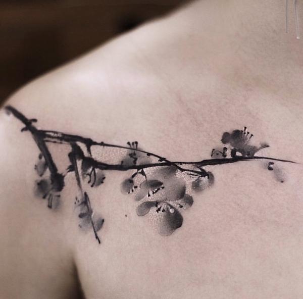 Instant tattoo Instant Tattoo Cherry Blossom Tattoo Sticker | eBay