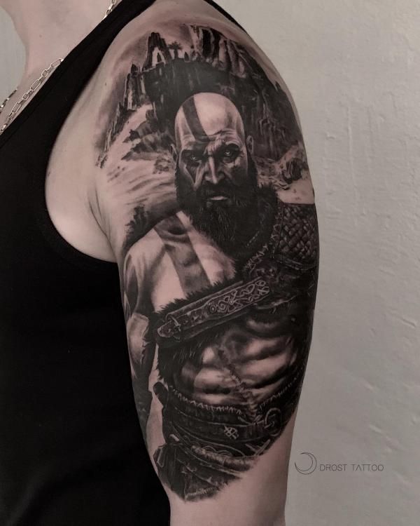 Kratos Tattoos: Unleash the Power of the God of War | Art and Design