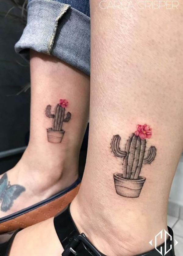 Maia Poppy - Tattoo and Body Piercing - Cute cactus . . . . . . . . #cactus  #plants #flower #hot #tattoo #winter #fineline #sun #sunnyweather | Facebook