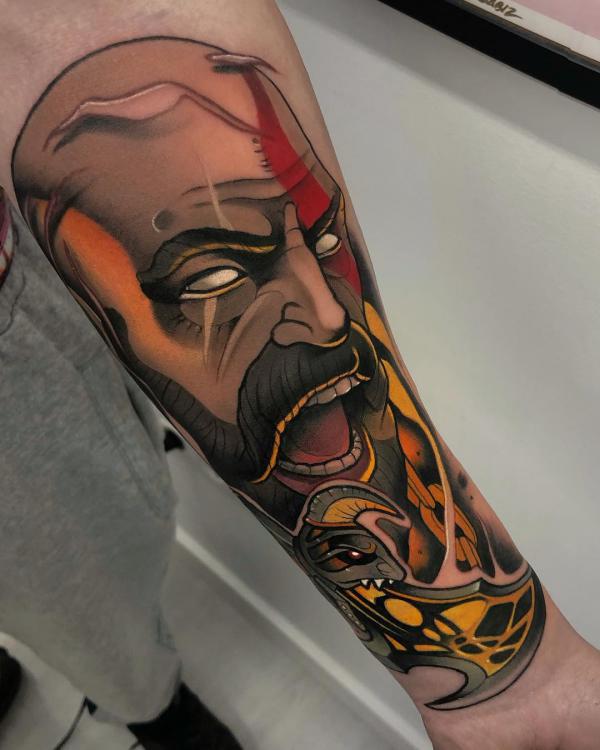 Kratos Tattoos: Unleash the Power of the God of War