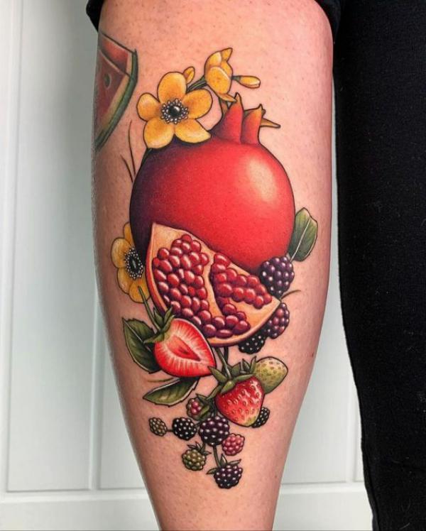 50 Best Fruit Tattoo Designs - The XO Factor | Fruit tattoo, Tattoos for  women, Cherry tattoos