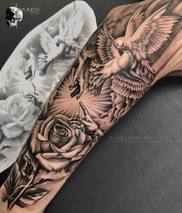 70 Artistic Creation of Adam Tattoos with Meanings | Art and Design