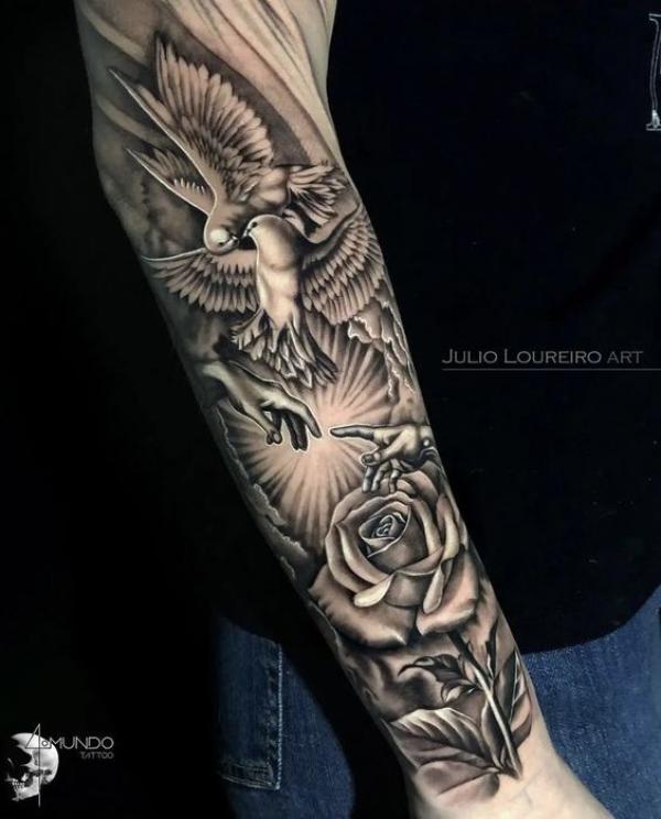 70 Artistic Creation of Adam Tattoos with Meanings | Art and Design