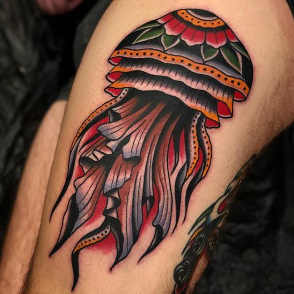 Floral jellyfish tattoo... - PSY-Tattoos & Body Piercing | Facebook