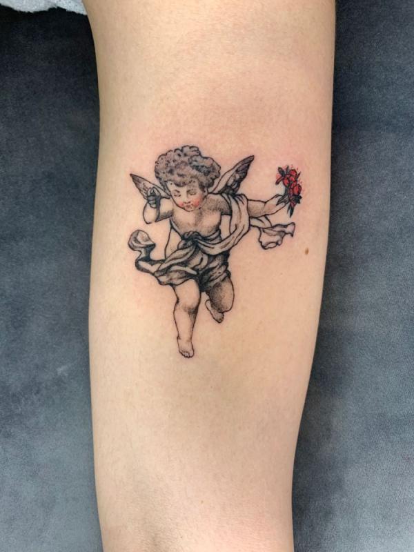 100 Cherub Tattoos: the Designs and Meanings | Art and Design