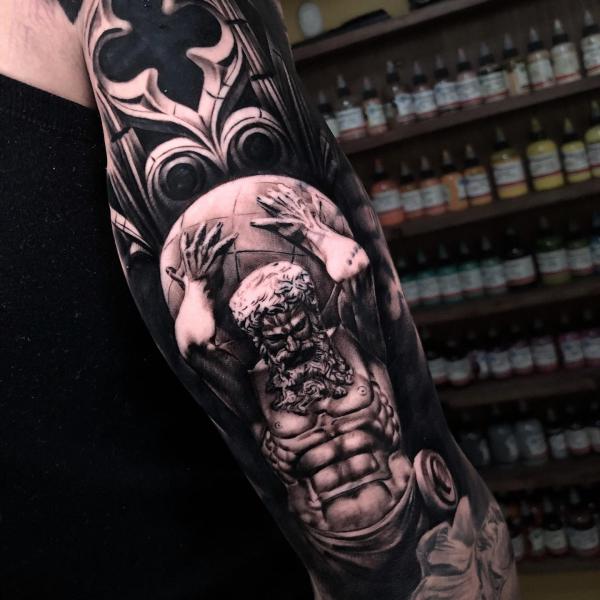 Tattoo uploaded by Kevin Mcbrierty • Atlas God's Greek mythology • Tattoodo