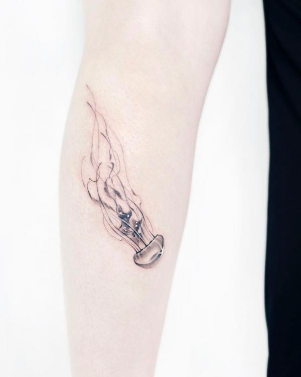 Cute Jellyfish Tattoo - Best Tattoo Ideas Gallery