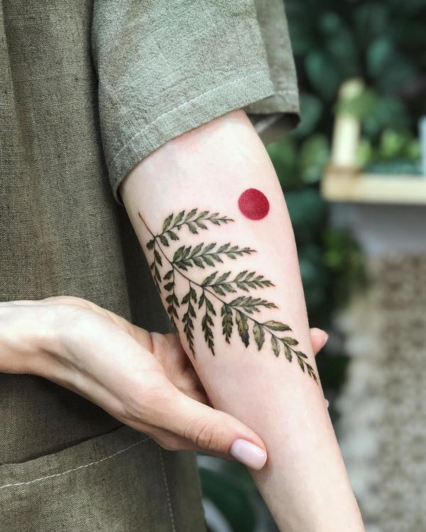 50 Fern Tattoo Designs with Meaning