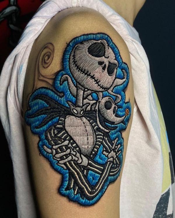 Chicago tattoo artist Cheyenne Enderson finds a niche in realistic patch  tattoos - Chicago Sun-Times