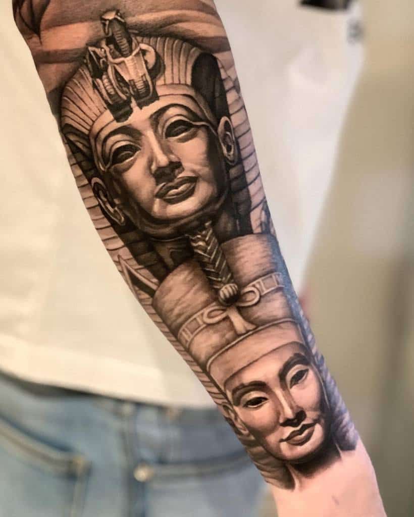 45 King Tut Tattoos: A Journey into the Ancient Egypt | Art and Design