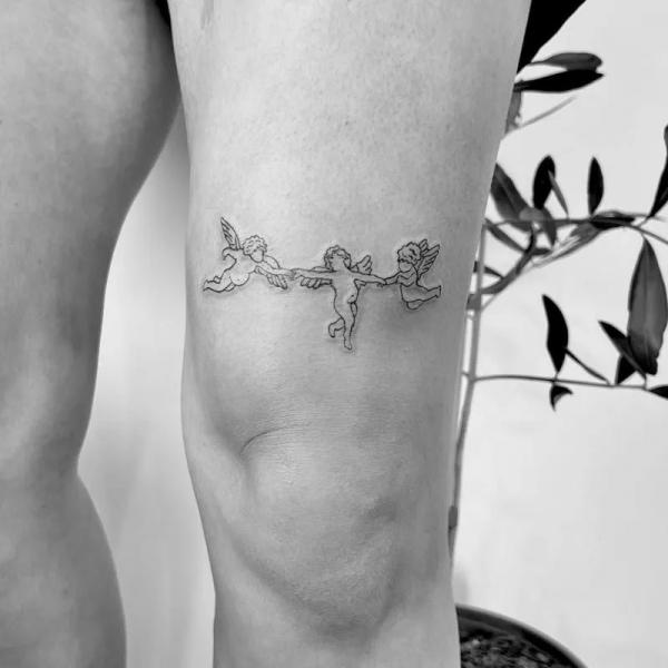 Cherubs Tattoos Cherubims Tattoo / Angels Tattoo / Cherubs Temporary Tattoo  / Religious Tattoo / Valentines Day Gift / Cherubim - Etsy Australia