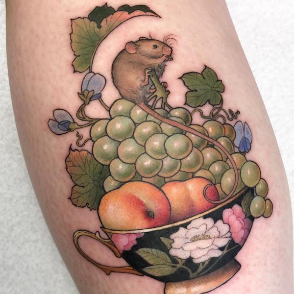 40 Grape Tattoos: A Symbol of Abundance and Prosperity | Art and Design