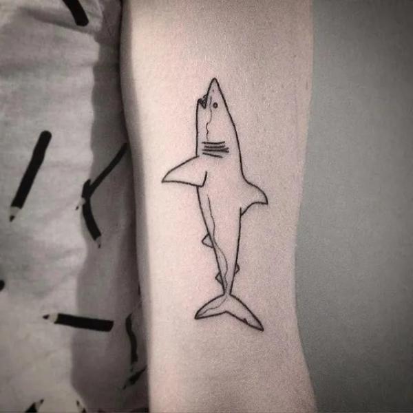 Shark (Endurance) shark original tribal tattoo design