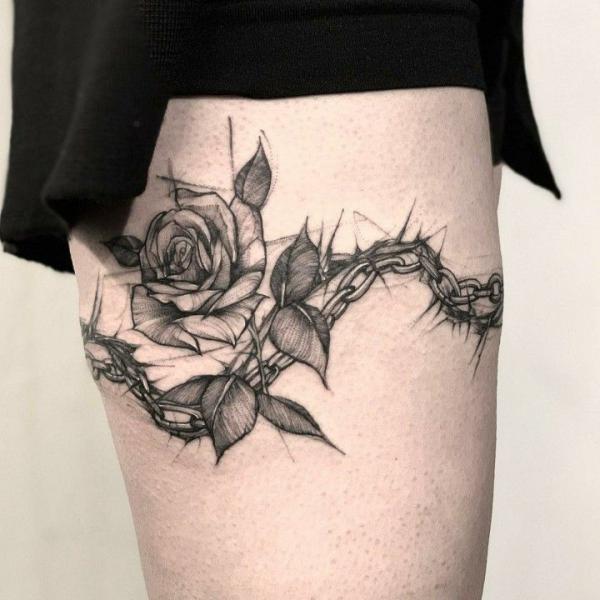 G Tattoos - Sketchy Rose 🌹 @klarabadem . . . . . . . . . #tatuering #tattoo  #rose #line #linetattoos #lineart #sketchytattoo #inked #tattooideas  #tattoomodels #blekinge #karlskrona #ronneby #tattooist #tattooer #art  #artist #minimalism #minimaltattoo ...
