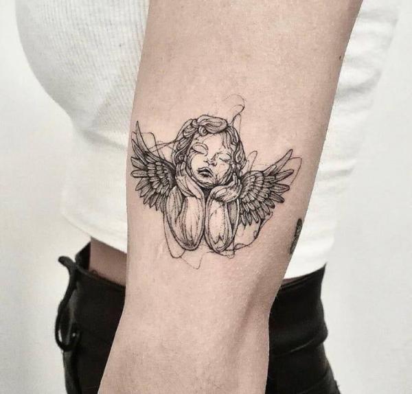 Cherub Cupid Tattoo | TikTok