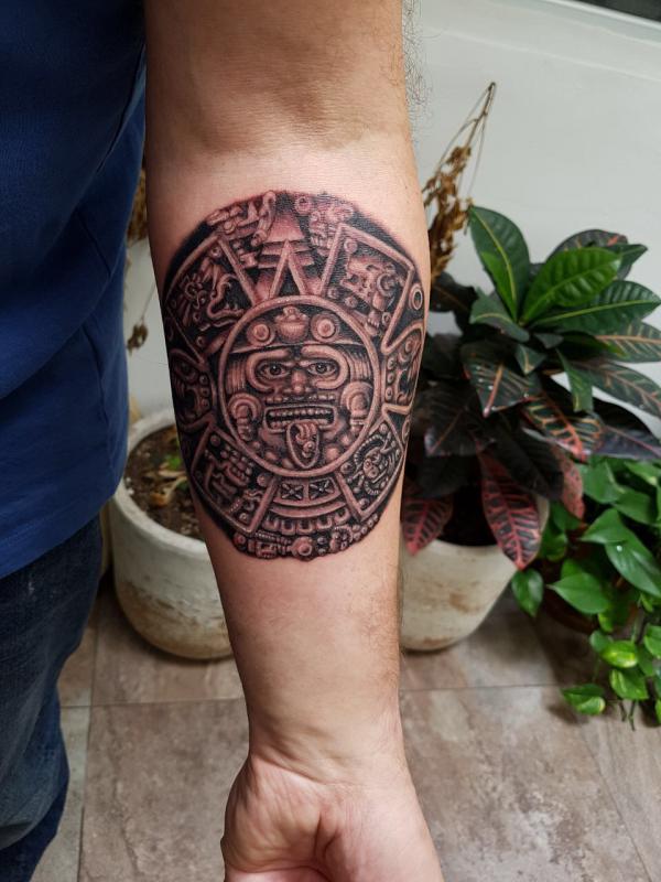 The Timeless Allure of the Aztec Calendar Tattoo Art and Design