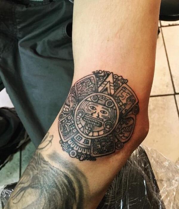 The Timeless Allure of the Aztec Calendar Tattoo Art and Design