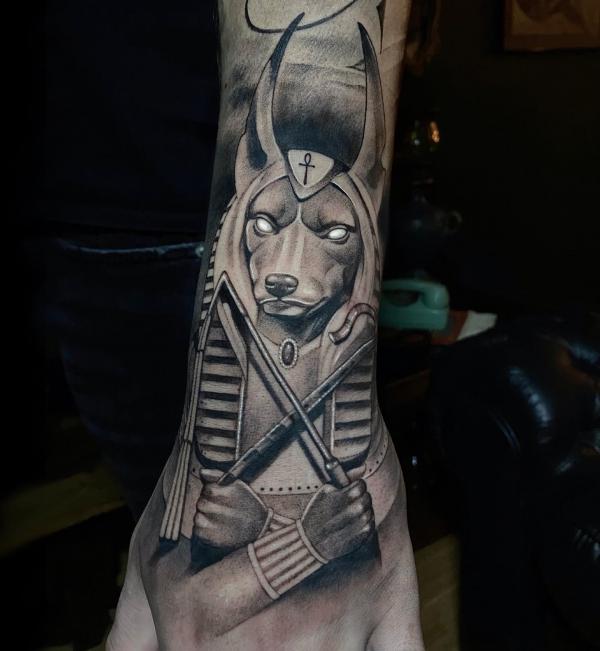 Kallisti Body Art - #Anubis #Egyptian #egypt #egyptiantattoo #darkskin #fun  #darkskintattoo #inprogress #tattoo #tattoos #inked #ink #eastorlando #2020  #otown #orlando #orlandoflorida #florida #aug #explore #explorepage  #blackandgteytattoo ...