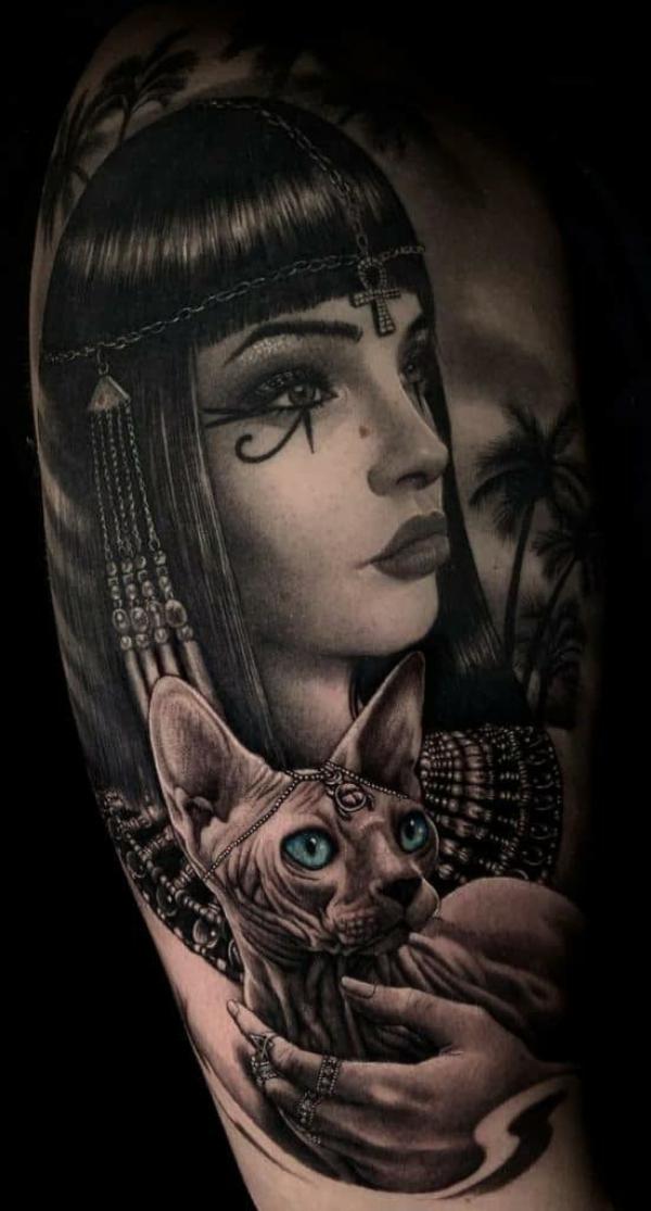 50+ Cleopatra Tattoo Designs with Meanings Art and Design