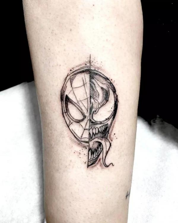spider man lense tattoo｜TikTok Search