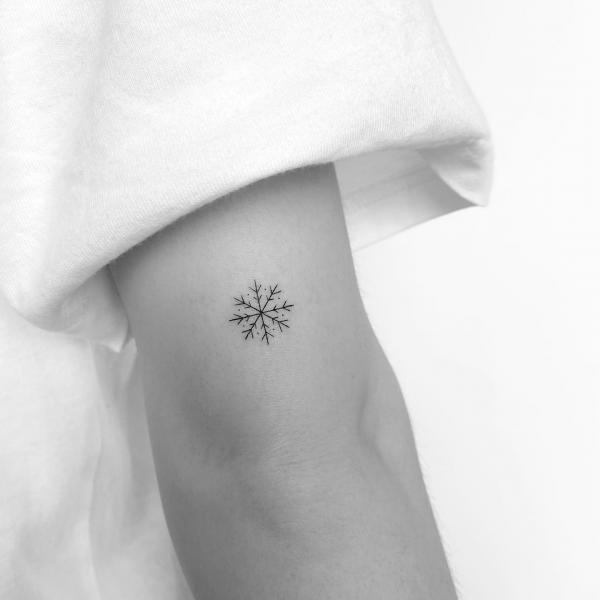 Tattoo uploaded by Jolien • Snowflake • Tattoodo