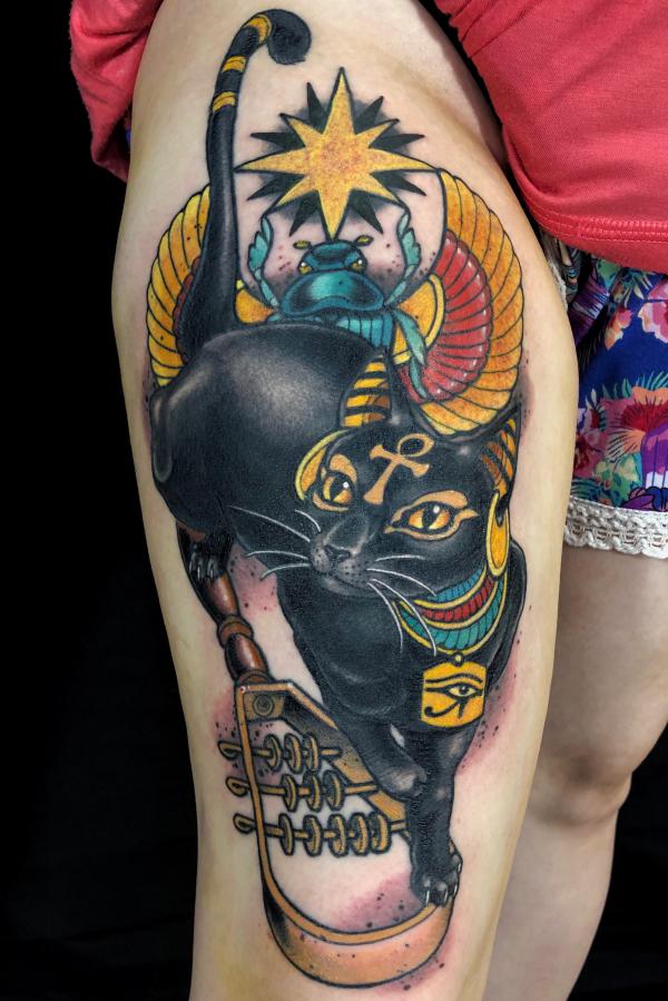 40 Bastet Tattoo Designs with Meaning | Art and Design