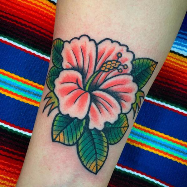 Tattoo uploaded by Matt Sappenfield • #hibiscustattoo #hibiscus  #Hawaiianflower #pink • Tattoodo