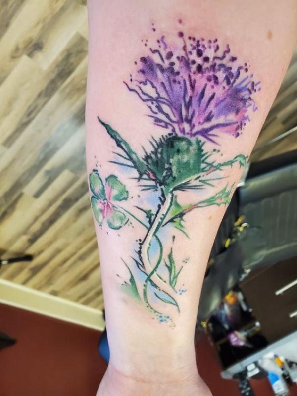 100 Thistle Tattoo Designs with Meaning Art and Design