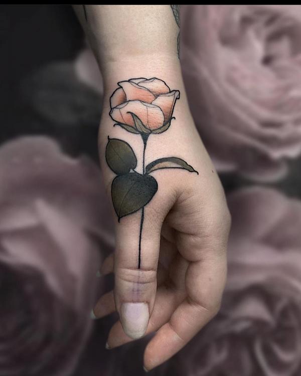 rose tattoo by CalebSlabzzzGraham on DeviantArt