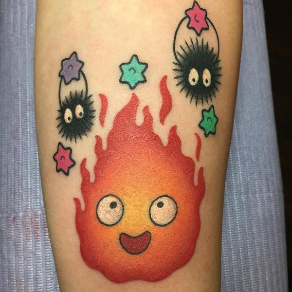 65 Calcifer Tattoo Ideas: Design and Meaning | Art and Design