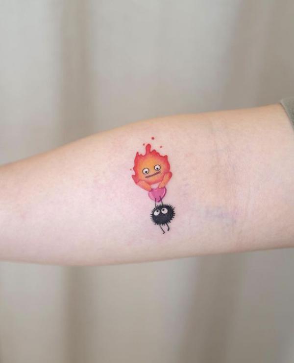 65 Calcifer Tattoo Ideas: Design and Meaning | Art and Design