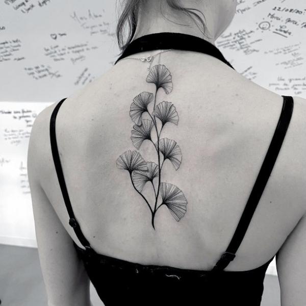 Tattoo uploaded by Buttons ⚉ • Ginkgo Leaves • Tattoodo