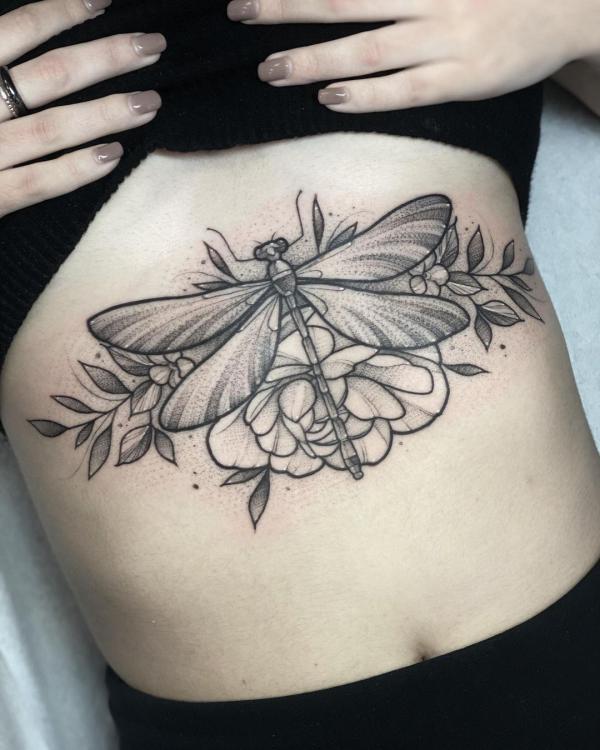 165 Unique Sternum Tattoo Designs for Women Art and Design