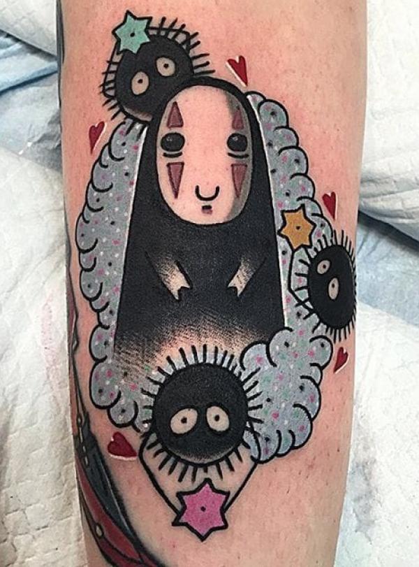 70 Unique Spirited Away Soot Sprite Tattoo Ideas